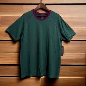 Fabletics Men’s The Training Day Tee Azure Green XL NWT